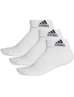 Adidas Cushioned Ankle Socks 3pk - White